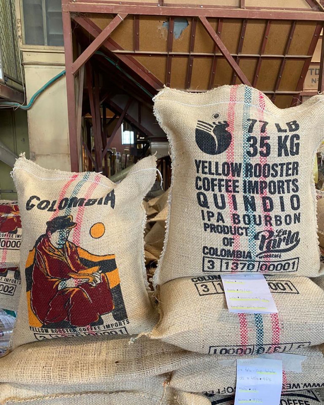 Yellow Rooster packaging after