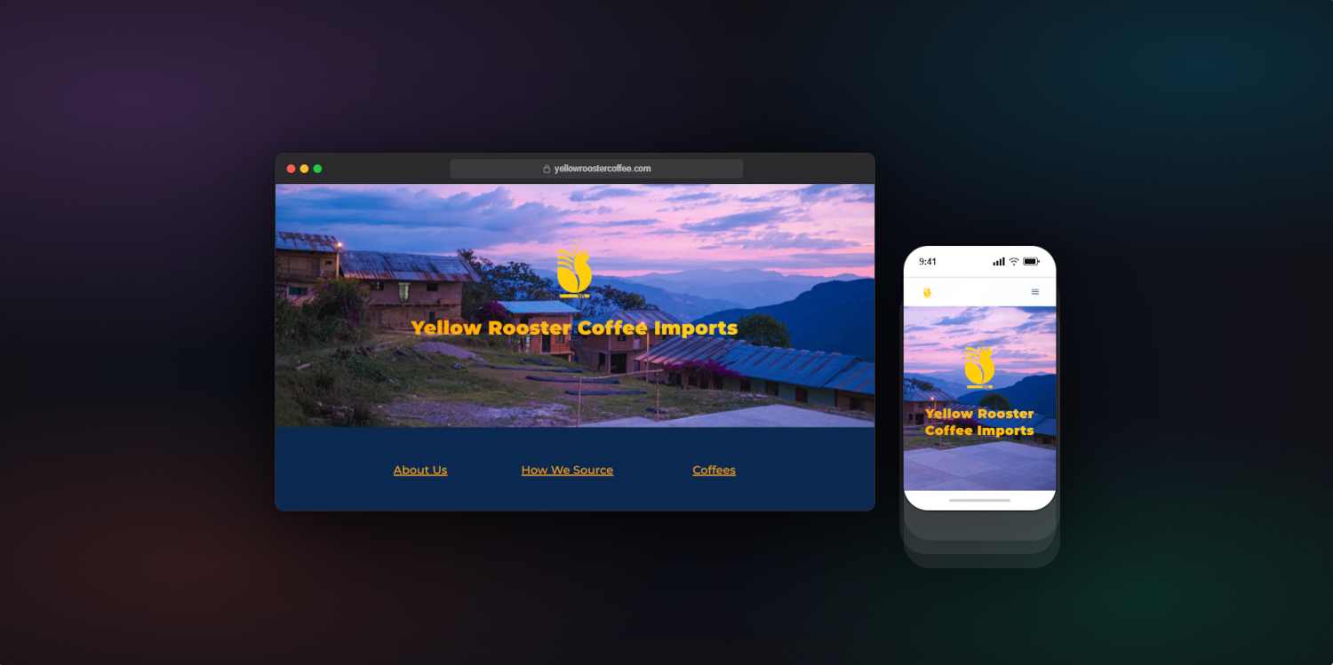 Yellow Rooster website