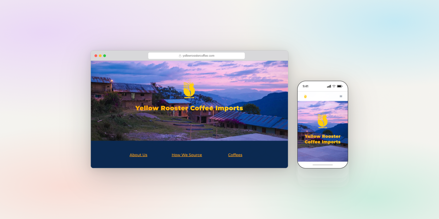 Yellow Rooster website